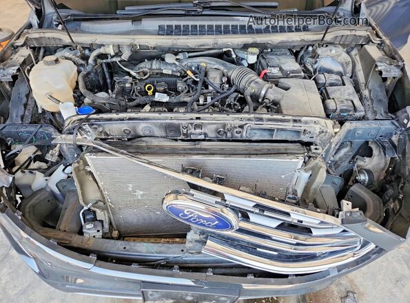 2FMPK4J90MBA01632 2021 FORD EDGE Gray Vista interior trasera