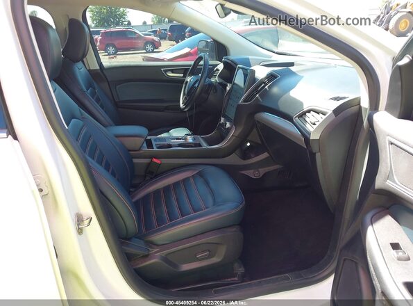 2FMPK4J90NBA06394 2022 FORD EDGE White Widok wnętrza z przodu