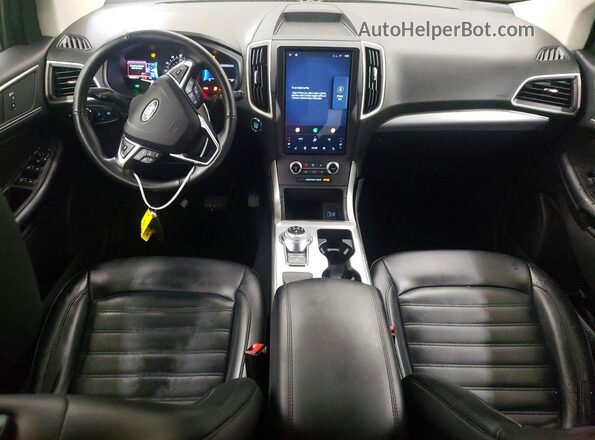 2FMPK4J90NBA37998 2022 FORD EDGE Серебряный Вид панели приборов