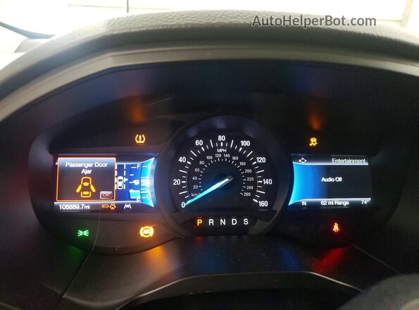 2FMPK4J90NBA37998 2022 FORD EDGE Серебряный Вид щитка приборов