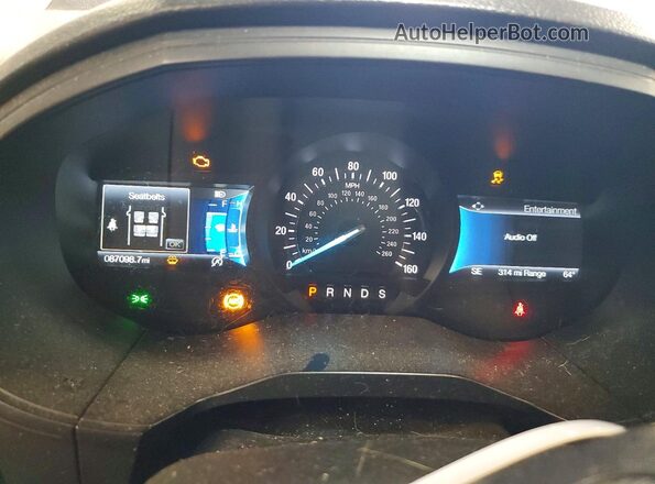 2FMPK4J90NBA61007 2022 FORD EDGE White Instrument cluster view