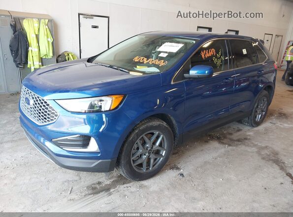 2FMPK4J90PBA37082 2023 FORD EDGE Blue Przód lewy