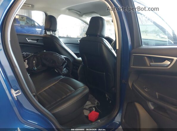 2FMPK4J90PBA37082 2023 FORD EDGE Blue Widok naklejki z numerem VIN