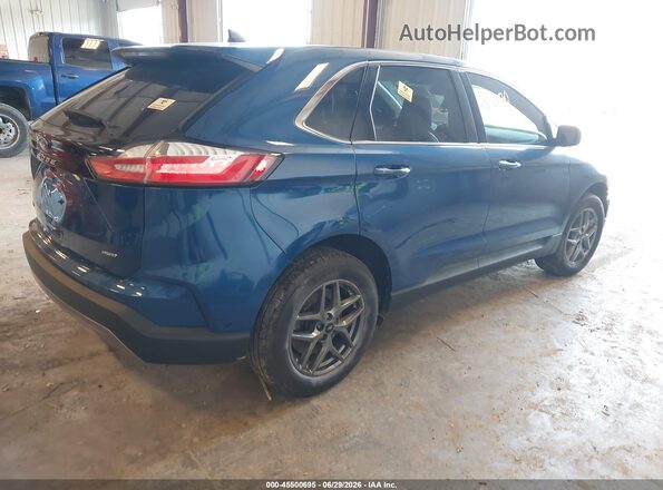2FMPK4J90PBA37082 2023 FORD EDGE Blue Tył prawy