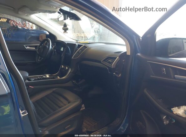 2FMPK4J90PBA37082 2023 FORD EDGE Blue Widok wnętrza z przodu