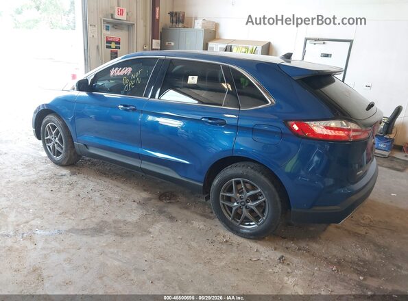 2FMPK4J90PBA37082 2023 FORD EDGE Blue Tył lewy