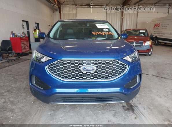 2FMPK4J90PBA37082 2023 FORD EDGE Blue Widok z przodu
