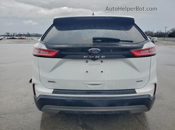 2FMPK4J90PBA38698 2023 FORD EDGE White Вид ззаду