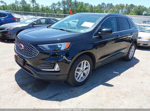 2FMPK4J90PBA52861 2023 FORD EDGE Black Առջևի ձախ երեք քառորդ տեսարան