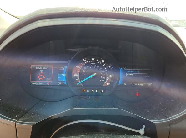 2FMPK4J90RBA41586 2024 FORD EDGE White Սարքավորումների վահանակի տեսք