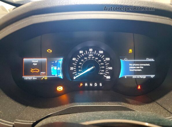 2FMPK4J90RBA88648 2024 FORD EDGE Silver ხელსაწყოთა პანელის ხედი