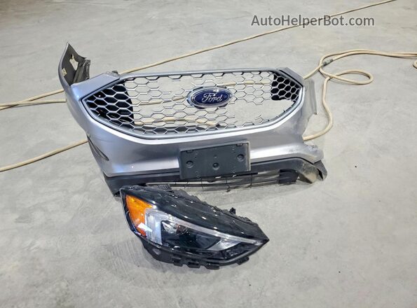 2FMPK4J90RBA88648 2024 FORD EDGE Silver VIN კოდის სტიკერის ხედი