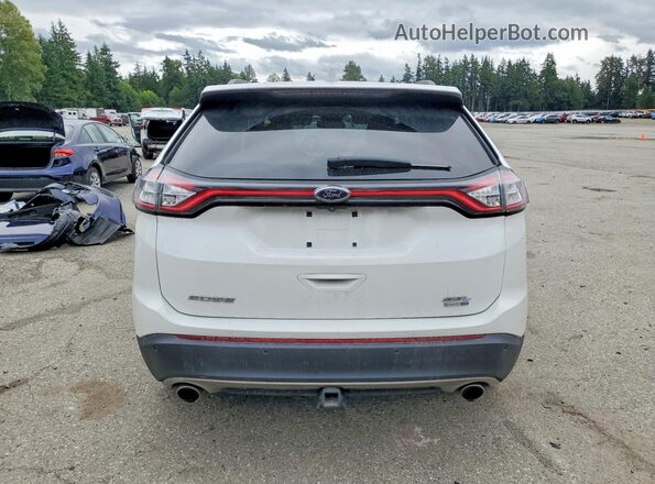2FMPK4J91GBC07711 2016 FORD EDGE White Հետևի տեսք