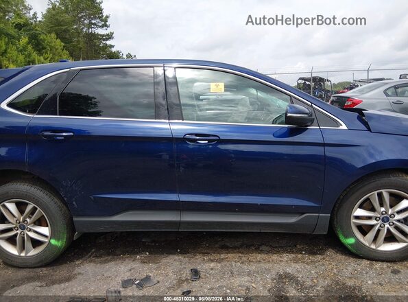 2FMPK4J91GBC10849 2016 FORD EDGE Blue Vista del cuadro de instrumentos