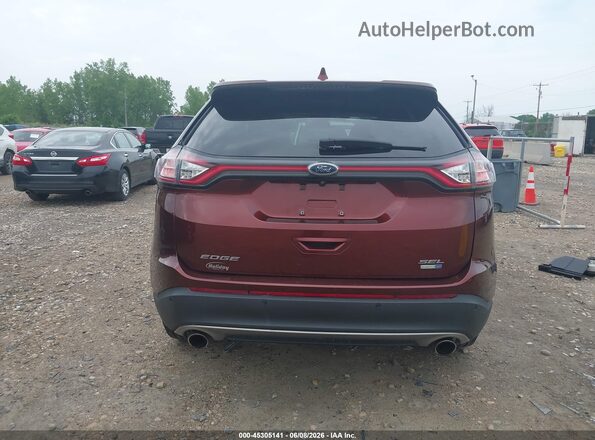 2FMPK4J91GBC57962 2016 FORD EDGE Maroon 