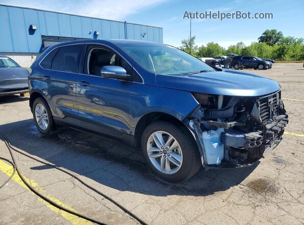 2FMPK4J91JBB04070 2018 FORD EDGE Blue Front right