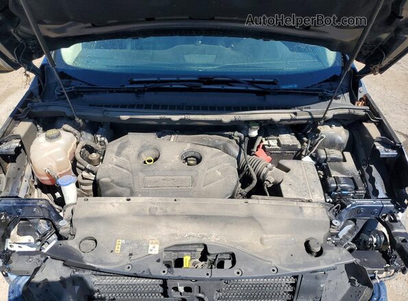 2FMPK4J91JBB04070 2018 FORD EDGE Blue Engine compartment view