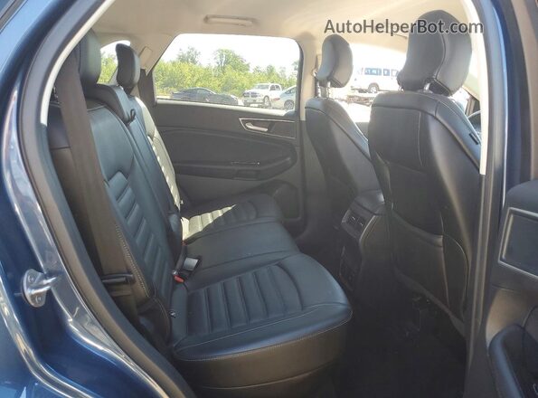 2FMPK4J91JBB04070 2018 FORD EDGE Blue Rear interior view