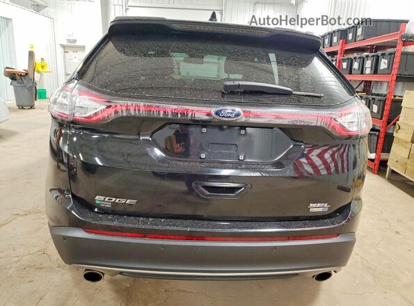 2FMPK4J91JBC27089 2018 FORD EDGE Black Rear view