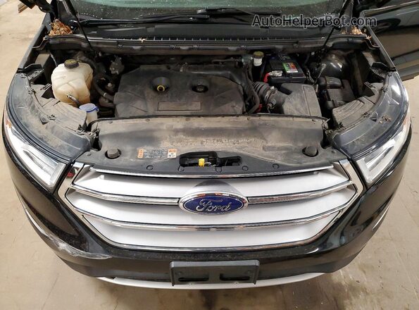 2FMPK4J91JBC27089 2018 FORD EDGE Black Engine compartment view