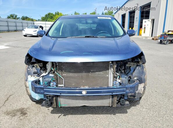 2FMPK4J91JBC61050 2018 FORD EDGE Blue Դիմացի տեսք