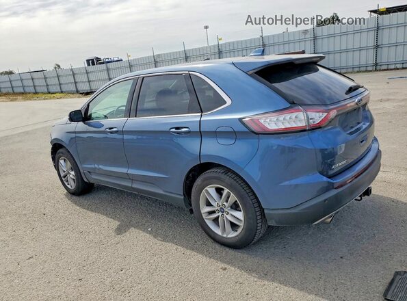 2FMPK4J91JBC61050 2018 FORD EDGE Blue Հետևի ձախ