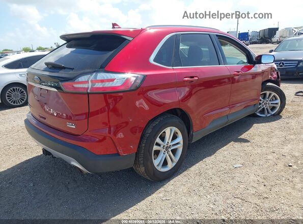2FMPK4J91KBB25762 2019 FORD EDGE Red Հետևի աջ
