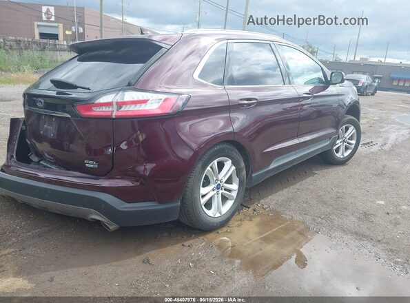 2FMPK4J91KBC75208 2019 FORD EDGE Burgundy Rear right