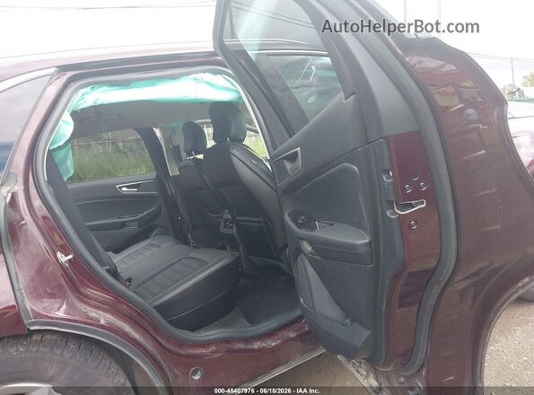 2FMPK4J91KBC75208 2019 FORD EDGE Burgundy VIN sticker view