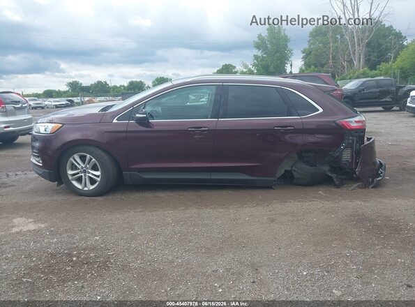 2FMPK4J91KBC75208 2019 FORD EDGE Burgundy 360 interior view
