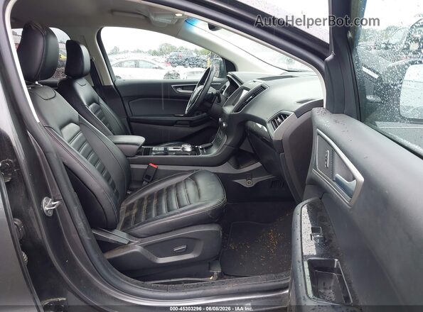 2FMPK4J91LBA50062 2020 FORD EDGE Gray წინა სალონის ხედი