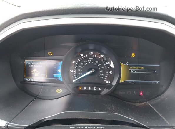 2FMPK4J91LBA50062 2020 FORD EDGE Gray უკანა სავარძლების ხედი