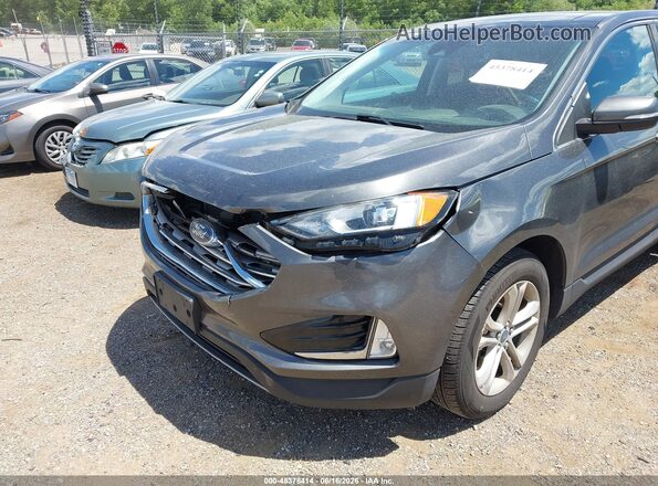 2FMPK4J91LBB28162 2020 FORD EDGE Gray Widok z przodu