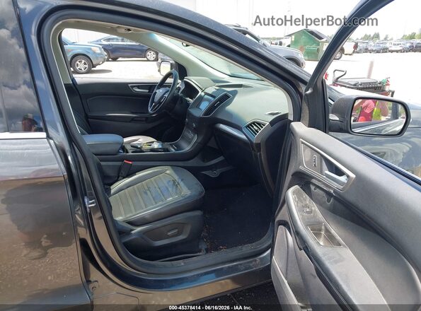 2FMPK4J91LBB28162 2020 FORD EDGE Gray Widok wnętrza z przodu