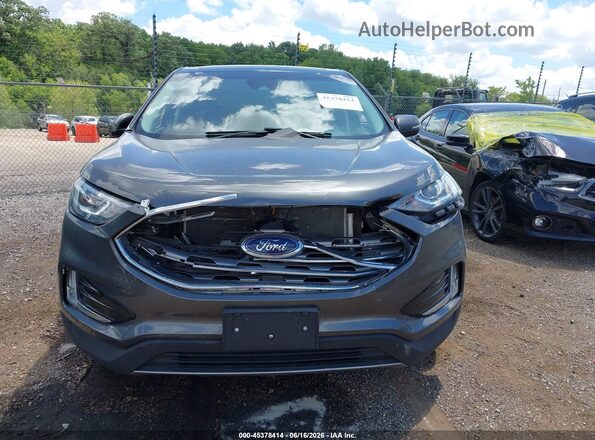 2FMPK4J91LBB28162 2020 FORD EDGE Gray Widok zestawu wskaźników