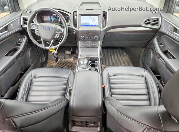 2FMPK4J91LBB33510 2020 FORD EDGE Черный Вид панели приборов