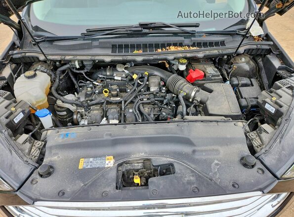 2FMPK4J91LBB33510 2020 FORD EDGE Черный Вид задней части салона