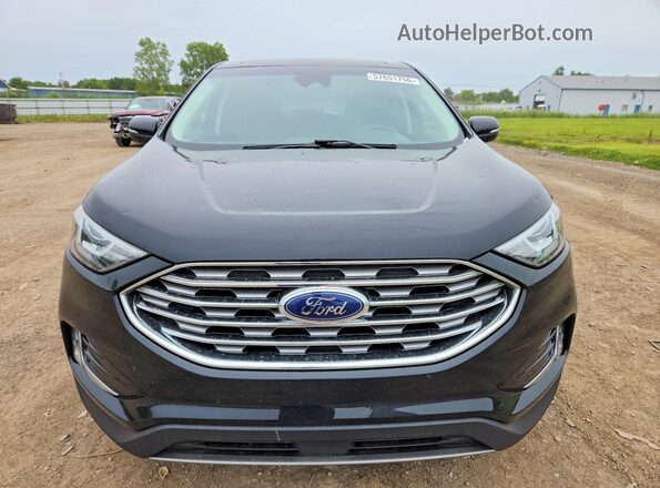 2FMPK4J91LBB33510 2020 FORD EDGE Черный Вид спереди