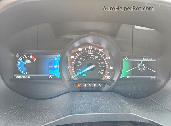 2FMPK4J91LBB33510 2020 FORD EDGE Черный Вид щитка приборов