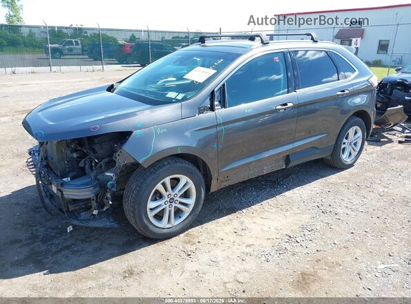 2FMPK4J91LBB53790 2020 FORD EDGE Gray Передня ліва чверть