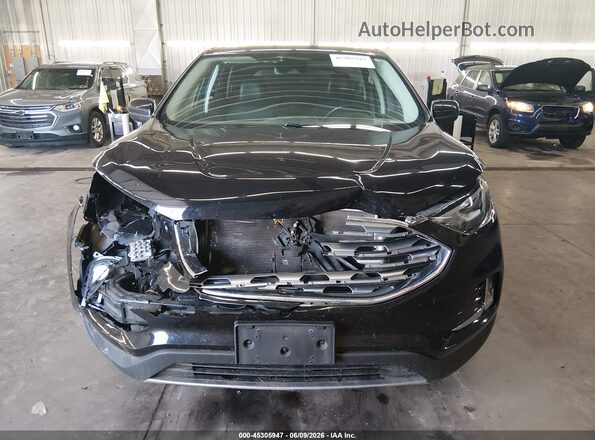 2FMPK4J91MBA31576 2021 FORD EDGE Черный Вид задней части салона
