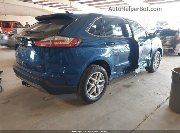 2FMPK4J91MBA65341 2021 FORD EDGE Blue უკანა მარჯვენა