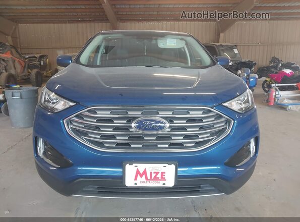 2FMPK4J91MBA65341 2021 FORD EDGE Blue უკანა სალონის ხედი