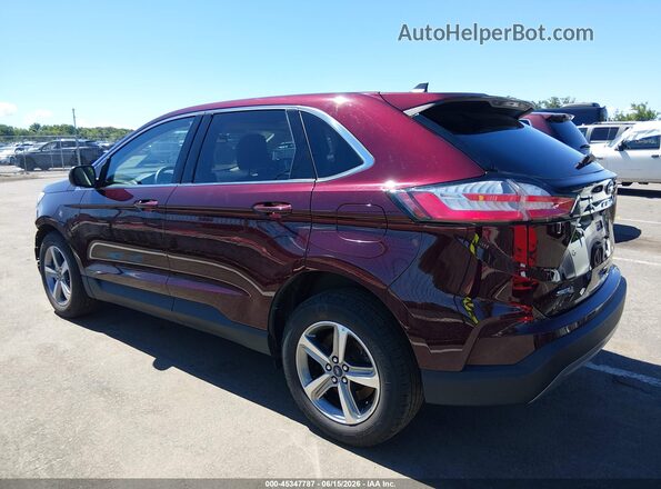 2FMPK4J91NBA73943 2022 FORD EDGE Maroon Widok wnętrza 360 stopni