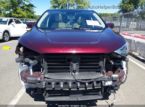 2FMPK4J91NBA73943 2022 FORD EDGE Maroon Widok z przodu