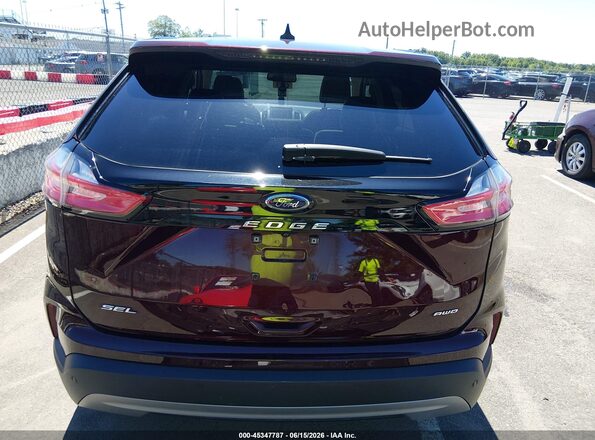 2FMPK4J91NBA73943 2022 FORD EDGE Maroon 
