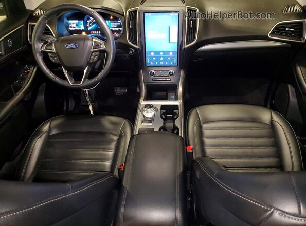 2FMPK4J91NBB09713 2022 FORD EDGE Gray Առջևի վահանակի տեսք