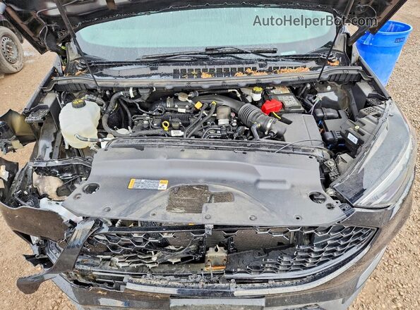 2FMPK4J91NBB16273 2022 FORD EDGE Black Vista del compartimento del motor
