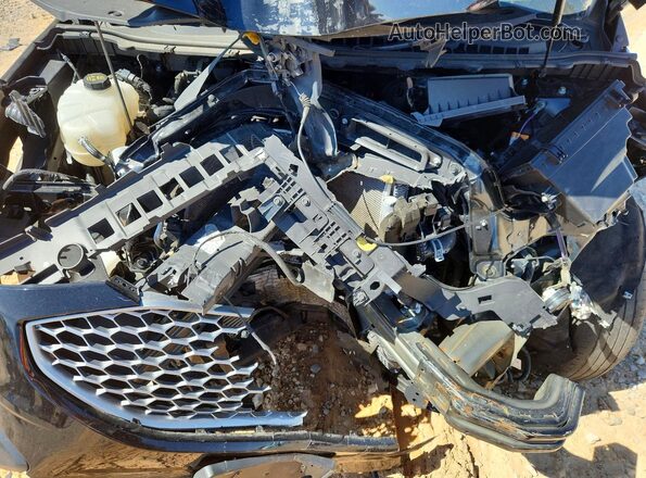 2FMPK4J91PBA19108 2023 FORD EDGE Black Vista del compartimento del motor