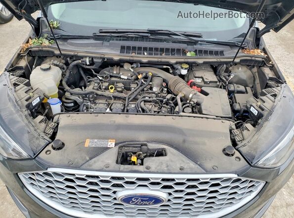 2FMPK4J91PBA51234 2023 FORD EDGE Black Vista del compartimento del motor